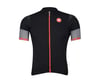 Image 3 for Castelli Entrata 2 FZ Short Sleeve Jersey (Black/Red)